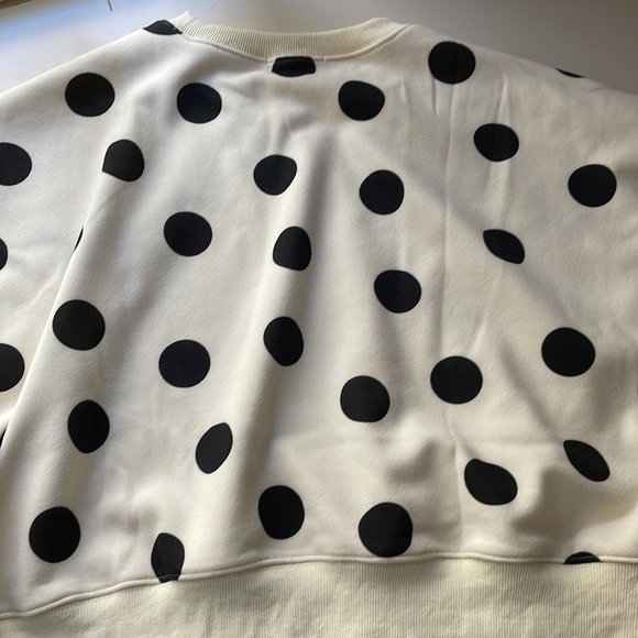 Poppy & Pine Polka Dot Crop Sweatshirt - Picture 7 of 10